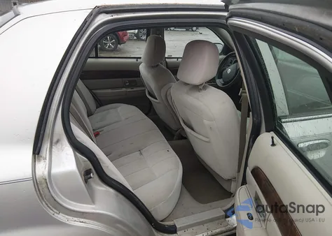 2008 Mercury Grand Marquis Gs from USA, damaged, VIN 2MEFM74V78X621129